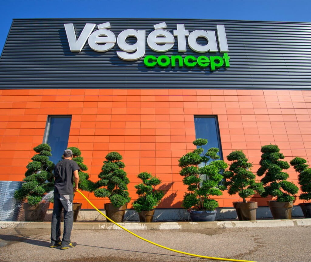 enseigne vegetal concept